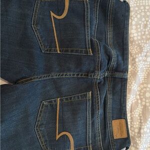 American Eagle Outfitters Blue Boot Cut Jeans slim fit sz 4